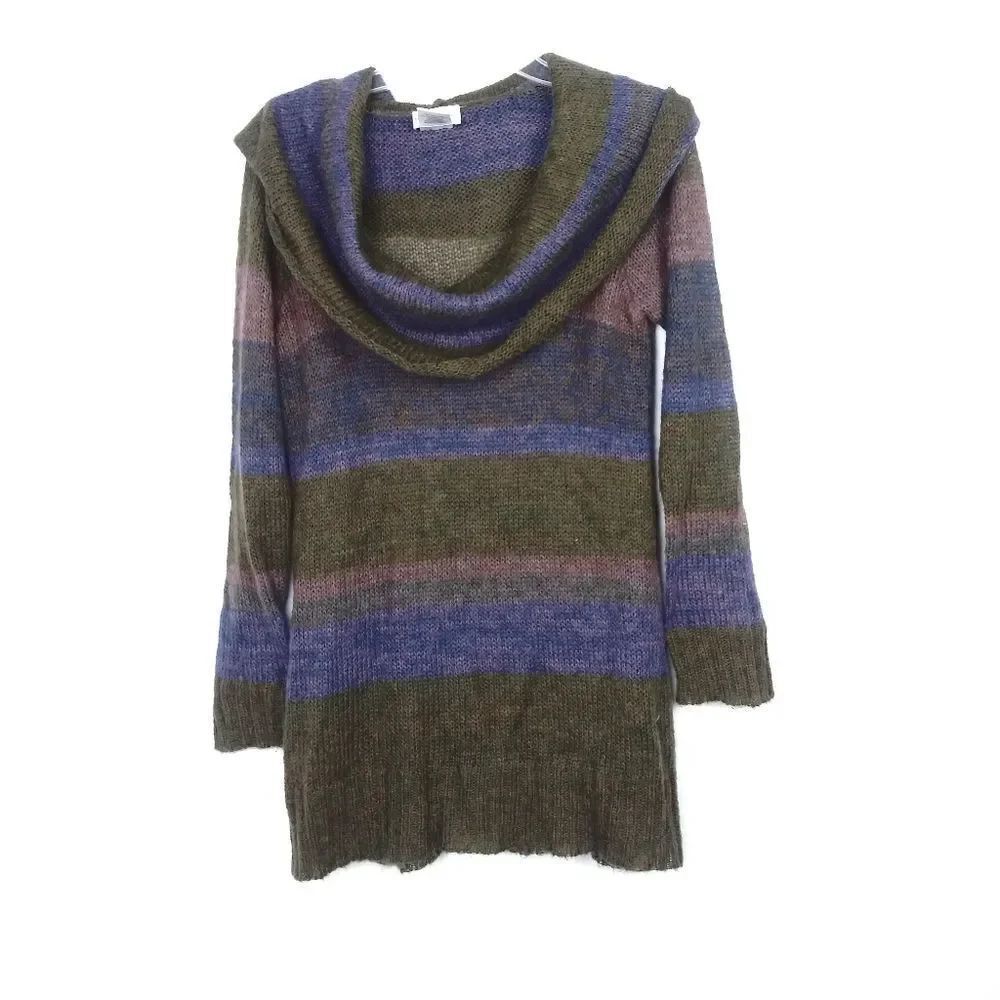 Soft surrounding cowl neck tunic sweater size M